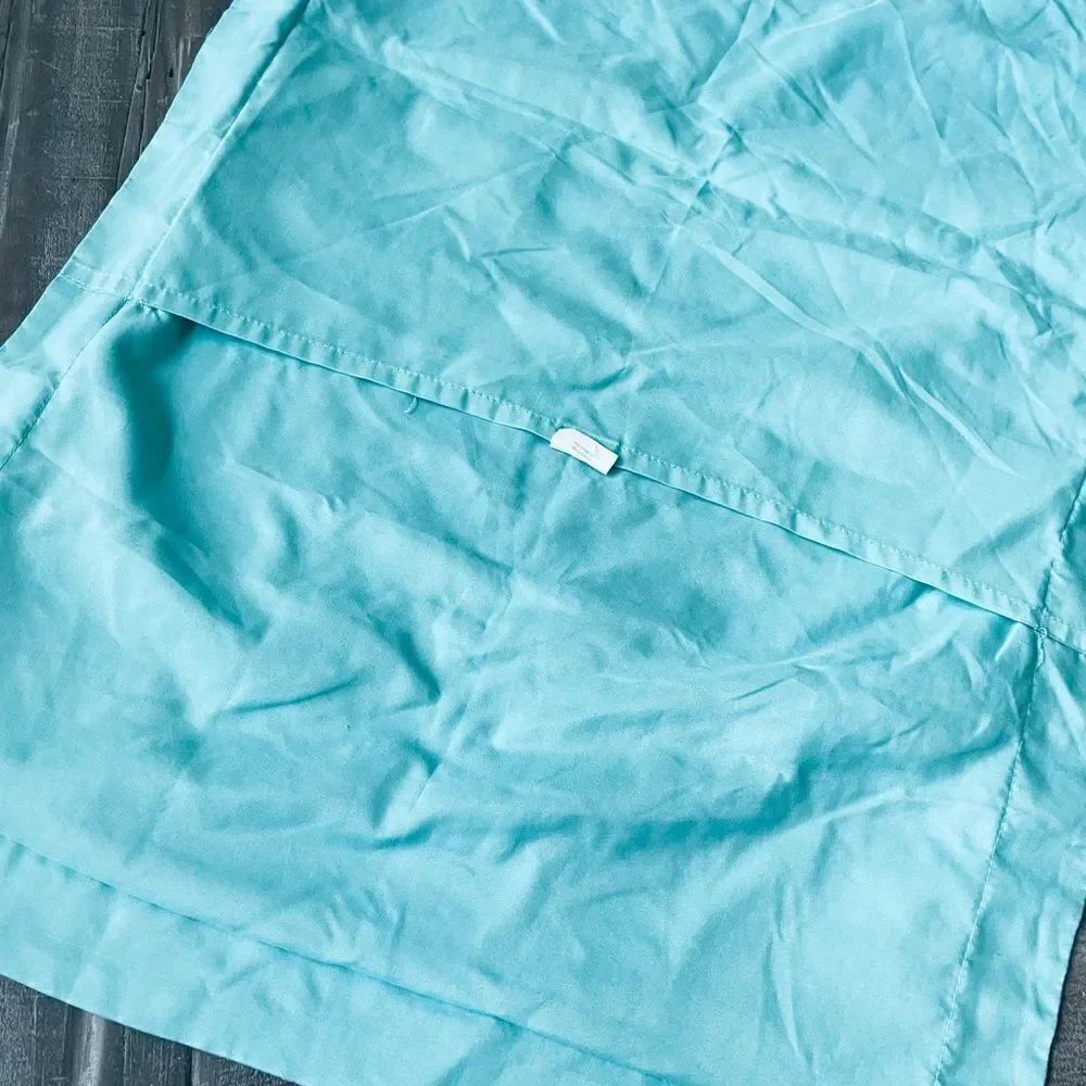 Paisley Turquoise Blue Pillowcase Sham - Picture 5 of 6